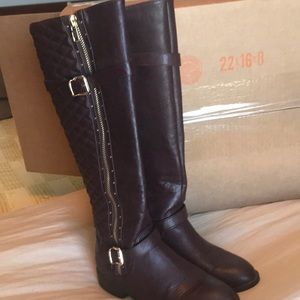 Burgundy Riding boot